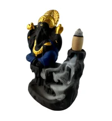 Подставка под благовония Back Flow «Ганеша» синий (11.2×9.5×6 см) купить в интернет магазине подарков ПраздникШоп