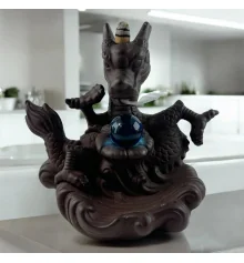 Подставка под благовония Back Flow «Дракон света и тумана» (17×19.5×12.5 см) купить в интернет магазине подарков ПраздникШоп