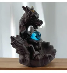 Подставка под благовония Back Flow «Дракон света и тумана» (17×19.5×12.5 см) купить в интернет магазине подарков ПраздникШоп