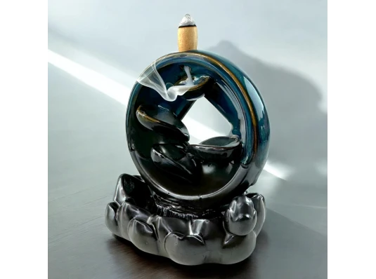 Подставка под благовония Back Flow «Круговорот Тишины» (17×19.5×12.5 см) купить в интернет магазине подарков ПраздникШоп