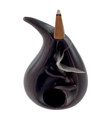 Подставка под благовония Back Flow темно-коричневая «Магический каскад» (14×9.5×5.7 см) купить в интернет магазине подарков ПраздникШоп