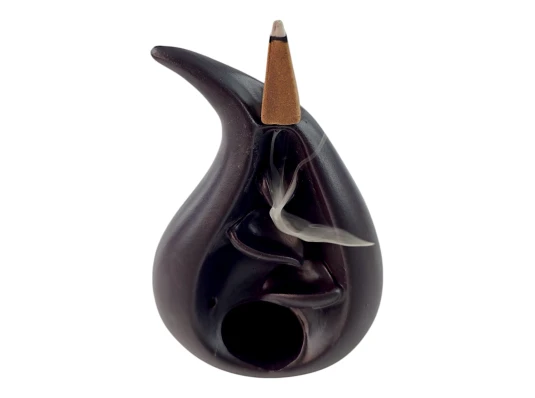 Подставка под благовония Back Flow темно-коричневая «Магический каскад» (14×9.5×5.7 см) купить в интернет магазине подарков ПраздникШоп