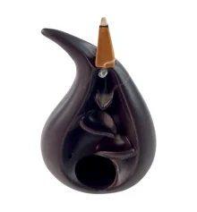 Подставка под благовония Back Flow темно-коричневая «Магический каскад» (14×9.5×5.7 см) купить в интернет магазине подарков ПраздникШоп