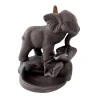 Подставка под благовония Back Flow «Слон на камне» (11.5×9.5×14.5 см)