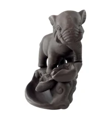 Подставка под благовония Back Flow «Слон на камне» (11.5×9.5×14.5 см) купить в интернет магазине подарков ПраздникШоп