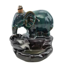 Подставка под благовония Back Flow «Слон удачи» (12.5×9.5×11.5 см) купить в интернет магазине подарков ПраздникШоп