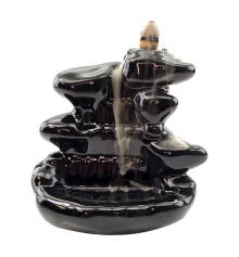 Подставка под благовония Back Flow «Речные скалы» (11×11.5×7.5 см) купить в интернет магазине подарков ПраздникШоп