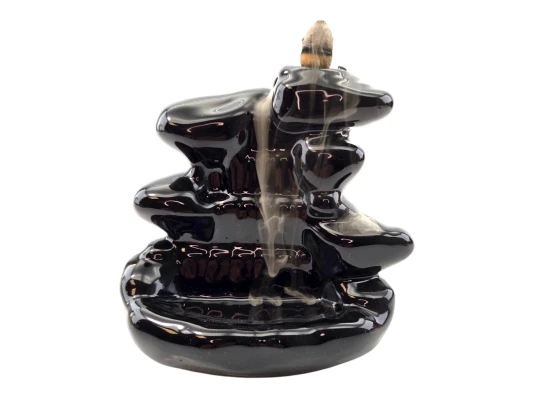 Подставка под благовония Back Flow «Речные скалы» (11×11.5×7.5 см) купить в интернет магазине подарков ПраздникШоп