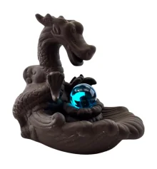 Подставка под благовония Back Flow «Дракон и Сфера» (14×16×10 см) купить в интернет магазине подарков ПраздникШоп