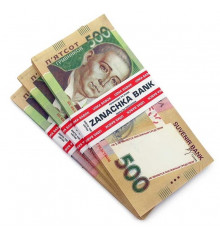 Деньги сувенирные 500 гривен  купить в интернет магазине подарков ПраздникШоп