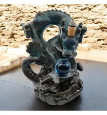 Подставка под благовония Back Flow «Дракон и магический шар» (16.5×13.5×10 см) купить в интернет магазине подарков ПраздникШоп