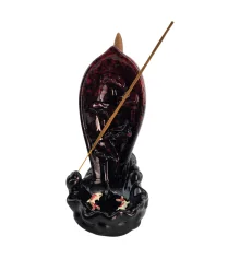 Подставка под благовония Back Flow «Лесная идиллия» черно-красная (19×11×9.8 см) купить в интернет магазине подарков ПраздникШоп