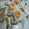 Алмазная картина Оранжевые цветы 30х30 (FZ3030-10)