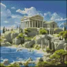 Алмазна картина Стародавнє місто 30х30 (FZ3030-16)