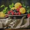 Алмазная картина Лимоны и ягоды 30х30 (FZ3030-17)
