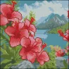 Алмазная картина Цветы на острове 30х30 (FZ3030-18)