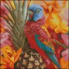 Алмазная картина Тропический попугай 30х30 (FZ3030-22)