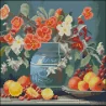 Алмазная картина Цветы и фрукты 30х30 (FZ3030-23)