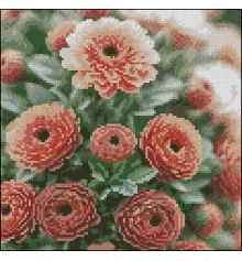 Алмазная картина Осенние бутоны 30х30 (FZ3030-25) купить в интернет магазине подарков ПраздникШоп