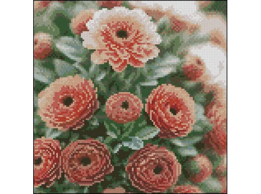 Алмазная картина Осенние бутоны 30х30 (FZ3030-25) купить в интернет магазине подарков ПраздникШоп