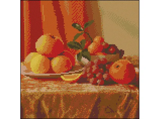 Алмазная картина Оранжевый натюрморт 30х30 (FZ3030-28) купить в интернет магазине подарков ПраздникШоп