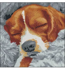 Алмазная картина Спящий пес 30х30 (FZ3030-40) купить в интернет магазине подарков ПраздникШоп