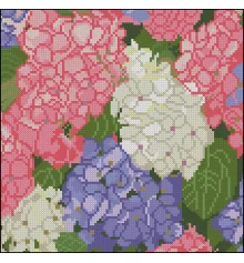 Алмазная картина Яркие гортензии 30х30 (YZ3030-01) купить в интернет магазине подарков ПраздникШоп