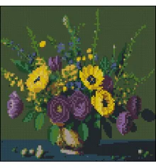 Алмазная картина Яркий букет 30х30 (YZ3030-03) купить в интернет магазине подарков ПраздникШоп