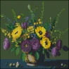 Алмазная картина Яркий букет 30х30 (YZ3030-03)