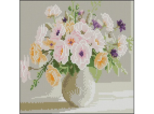 Алмазная картина Светлый букет 30х30 (YZ3030-04) купить в интернет магазине подарков ПраздникШоп