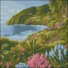 Алмазная картина Побережье на острове 30х30 (YZ3030-05)