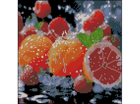Алмазная картина Цитрусовая свежесть 30х30 (YZ3030-07) купить в интернет магазине подарков ПраздникШоп