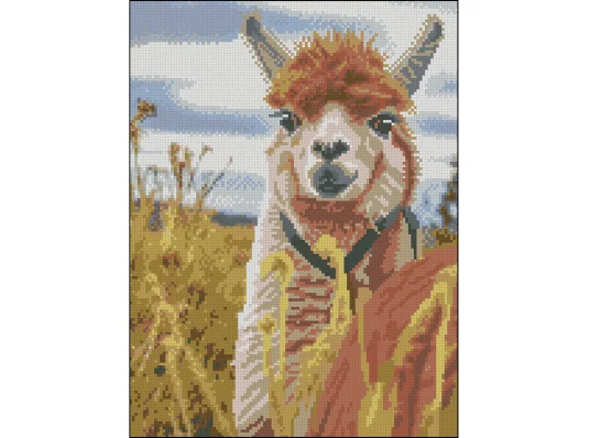 Алмазная картина Лама в горах 30х40 (FZ3040-01) купить в интернет магазине подарков ПраздникШоп