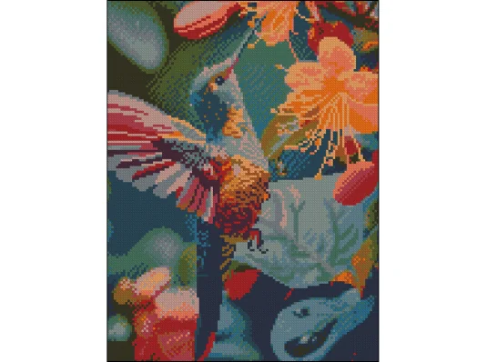 Алмазная картина Яркая птичка 30х40 (FZ3040-03) купить в интернет магазине подарков ПраздникШоп