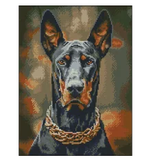 Алмазная картина Королевский доберман 30х40 (FZ3040-05) купить в интернет магазине подарков ПраздникШоп