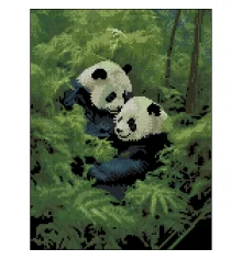 Алмазная картина Панды в лесу 30х40 (FZ3040-08) купить в интернет магазине подарков ПраздникШоп