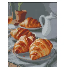 Алмазная картина Утренние круасаны 30х40 (FZ3040-12) купить в интернет магазине подарков ПраздникШоп