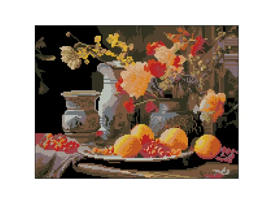 Алмазная картина Натюрморт с цветами 30х40 (FZ3040-13) купить в интернет магазине подарков ПраздникШоп