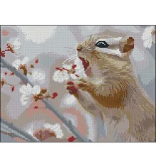 Алмазная картина Весенний бурундук 30х40 (FZ3040-14) купить в интернет магазине подарков ПраздникШоп