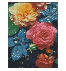 Алмазная картина Утренние розы 30х40 (FZ3040-15) купить в интернет магазине подарков ПраздникШоп