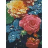 Алмазная картина Утренние розы 30х40 (FZ3040-15)