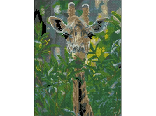 Алмазная картина Жирафа в джунглях 30х40 (FZ3040-16) купить в интернет магазине подарков ПраздникШоп