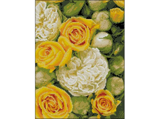 Алмазная картина Солнечный букет 30х40 (FZ3040-25) купить в интернет магазине подарков ПраздникШоп