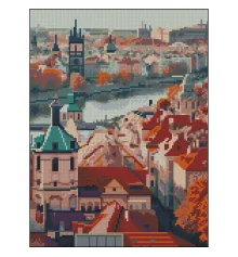 Алмазная картина Утренний город 30х40 (FZ3040-26) купить в интернет магазине подарков ПраздникШоп