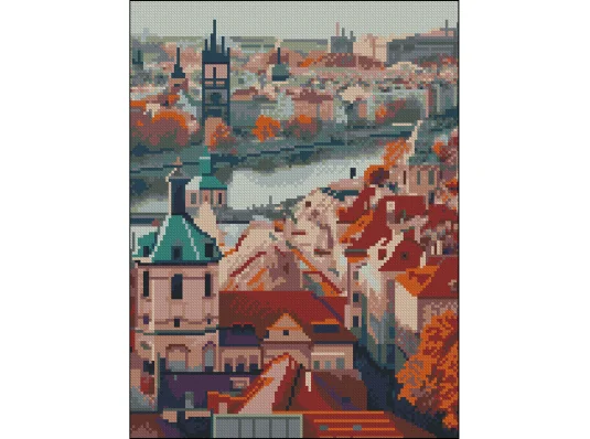 Алмазная картина Утренний город 30х40 (FZ3040-26) купить в интернет магазине подарков ПраздникШоп