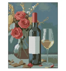 Алмазная картина Бокал белого 30х40 (FZ3040-27) купить в интернет магазине подарков ПраздникШоп