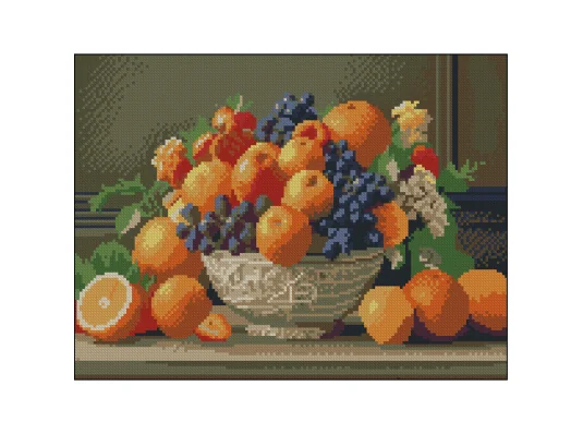 Алмазная картина Ваза с фруктами 30х40 (FZ3040-28) купить в интернет магазине подарков ПраздникШоп