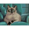 Алмазная картина Сиамская кошка 30х40 (FZ3040-30)