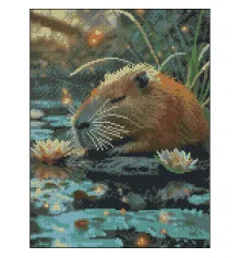 Алмазная картина Спящая капибара 30х40 (FZ3040-32) купить в интернет магазине подарков ПраздникШоп