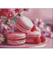 Алмазная картина Макароны с малиной 30х40 (FZ3040-35) купить в интернет магазине подарков ПраздникШоп